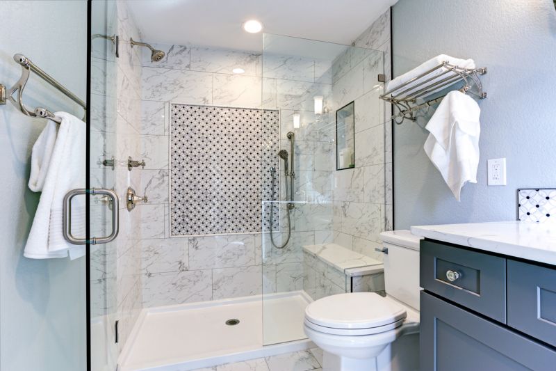 Tile-Patterned Shower Walls